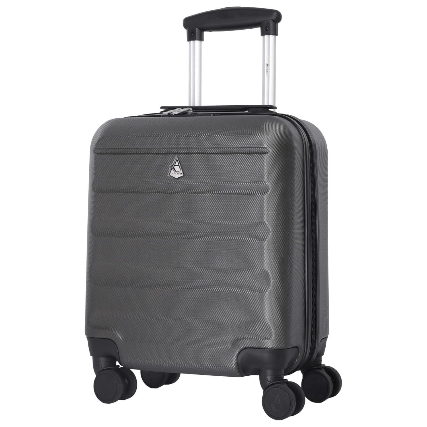 Aerolite (45x36x20cm) Easyjet Maximum Size Hard Shell Carry On Hand Cabin Luggage Underseat Flight Bag Suitcase 45x36x20 with 4 Wheels