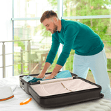 Aerolite 25" Medium Lightweight Hard Shell Checked In Hold Luggage Suitcase with 8 Wheels, 82L Capacity, 70x50x27cm