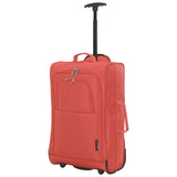 5 Cities (55x35x20cm) Lightweight Cabin Hand Luggage With a Retractable Telescopic Handle, Approved For Ryanair/easyJet/British Airways & more - Packed Direct UK