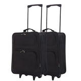 5 Cities (55x40x20cm) Lightweight Folding Cabin Hand Luggage (x2 Set)