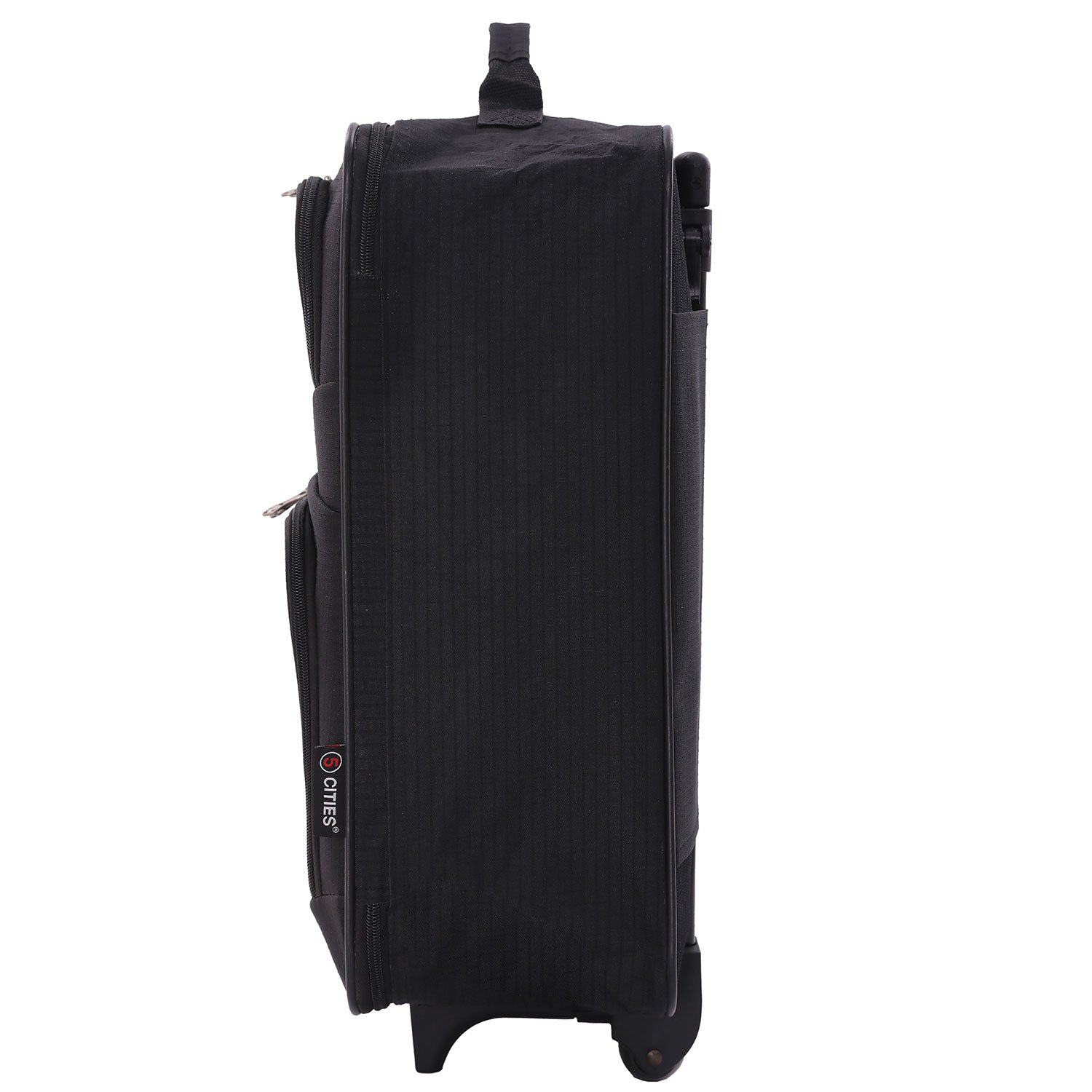5 Cities (55x40x20cm) Lightweight Folding Cabin Hand Luggage (x2 Set) - Packed Direct UK