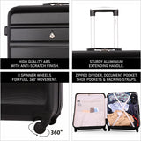 Aerolite Extra Large 29" Lightweight Hard Shell 8-Wheels Suitcase, 5 Years Warranty, Pack Up To 32 KG