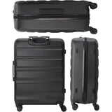 Aerolite 25" Medium Lightweight Hard Shell Checked In Hold Luggage Suitcase with 8 Wheels, 82L Capacity, 70x50x27cm