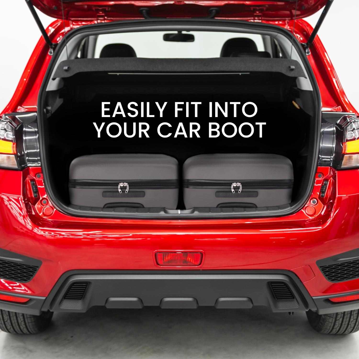 Aerolite 25" Medium Lightweight Hard Shell Checked In Hold Luggage Suitcase with 8 Wheels, 82L Capacity, 70x50x27cm