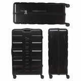 Aerolite Extra Large XL 32" 144L Lightweight ABS Hard Shell Suitcase, 4 Dual Wheel Spinner, TSA Lock, Heavy-Duty Check-In Travel Luggage - Black