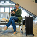 Aerolite Extra Large XL 32" 144L Lightweight ABS Hard Shell Suitcase, 4 Dual Wheel Spinner, TSA Lock, Heavy-Duty Check-In Travel Luggage - Black