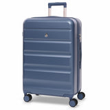 Aerolite 24-Inch Medium Check-In Luggage, 67L Lightweight Hard Shell Suitcase with 4 Spinner Wheels, TSA Lock, Durable ABS Travel Hold Suitcase – Blue
