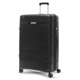 Aerolite XL 32in (144L) Lightweight Polypropylene Hard Shell Suitcase, Extra Large Check-In Luggage with 4 Spinner Wheels, TSA Lock, Waterproof Pocket - Black