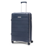 Aerolite Large 28in (100L) Lightweight Polypropylene Hard Shell Check-In Luggage Suitcase, 4 Dual Spinner Wheels, TSA Lock, Waterproof Pocket, Premium Travel Case - Navy