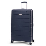 Aerolite XL 32in (144L) Lightweight Polypropylene Hard Shell Suitcase, Extra Large Check-In Luggage with 4 Spinner Wheels, TSA Lock, Waterproof Pocket - Navy