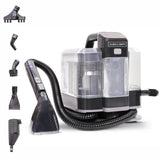 Olsen & Smith 1600W Portable Spot Cleaner Vacuum – Compact Deep Cleaning Machine for Carpets, Upholstery & Car Interiors with Dual Water Tanks, Steam Function & Multi-Tool Accessories