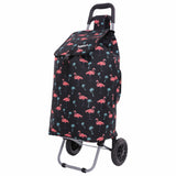 Hoppa 57Ltr Lightweight Shopping Trolley 2025 model, Hard Wearing & Foldaway Push/Pull Cart for Easy Storage With 1 Year Guarantee