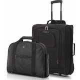 5 Cities British Airways Maximum Size Bundle, 56x45x25cm Large Cabin Softshell Suitcase & 40x30x15cm Under Seat Holdall