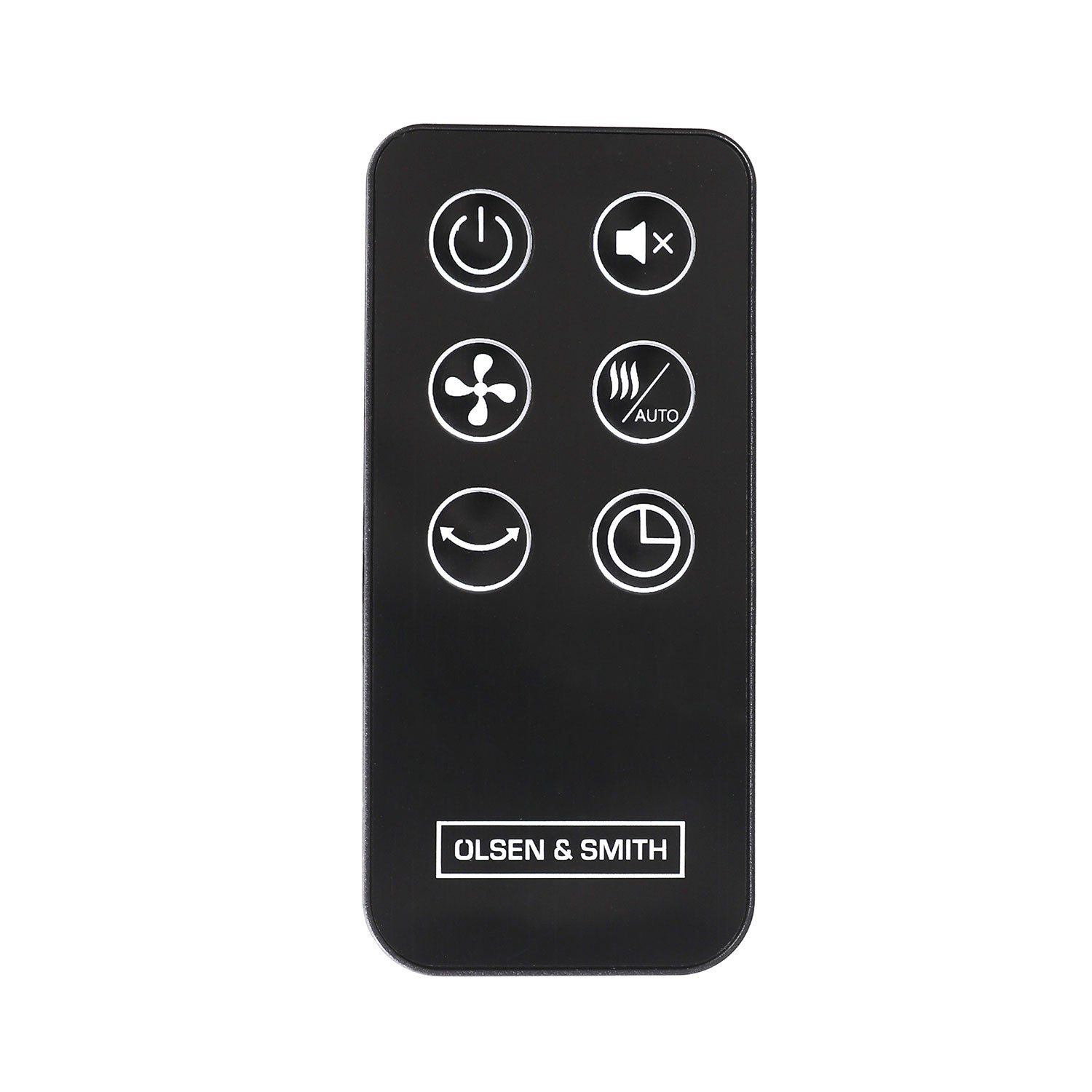 Olsen & Smith 36 Inch 27dB Ultra-Powerful & Silent Tower Fan – Smart Bladeless Design with Remote, 4 Speed Modes, 90° Oscillation, 12H Timer, LED Display – Matte Black