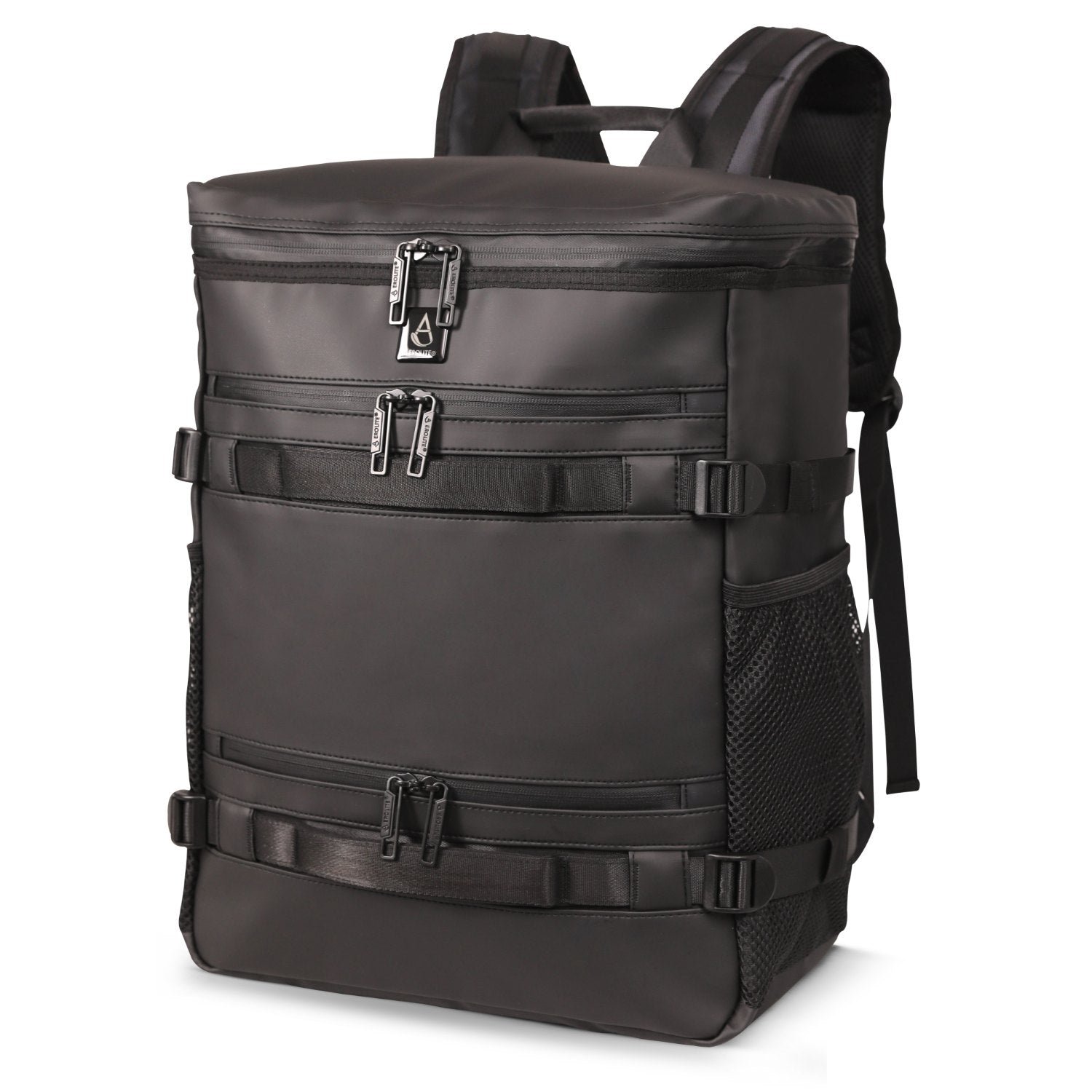 Aerolite Waterproof Backpack – Easyjet Maximum Underseat Size 45×36×20cm, 32L Cabin Rucksack with 15.6″ Laptop Sleeve, Multiple Pockets & Travel-Friendly Features – Black