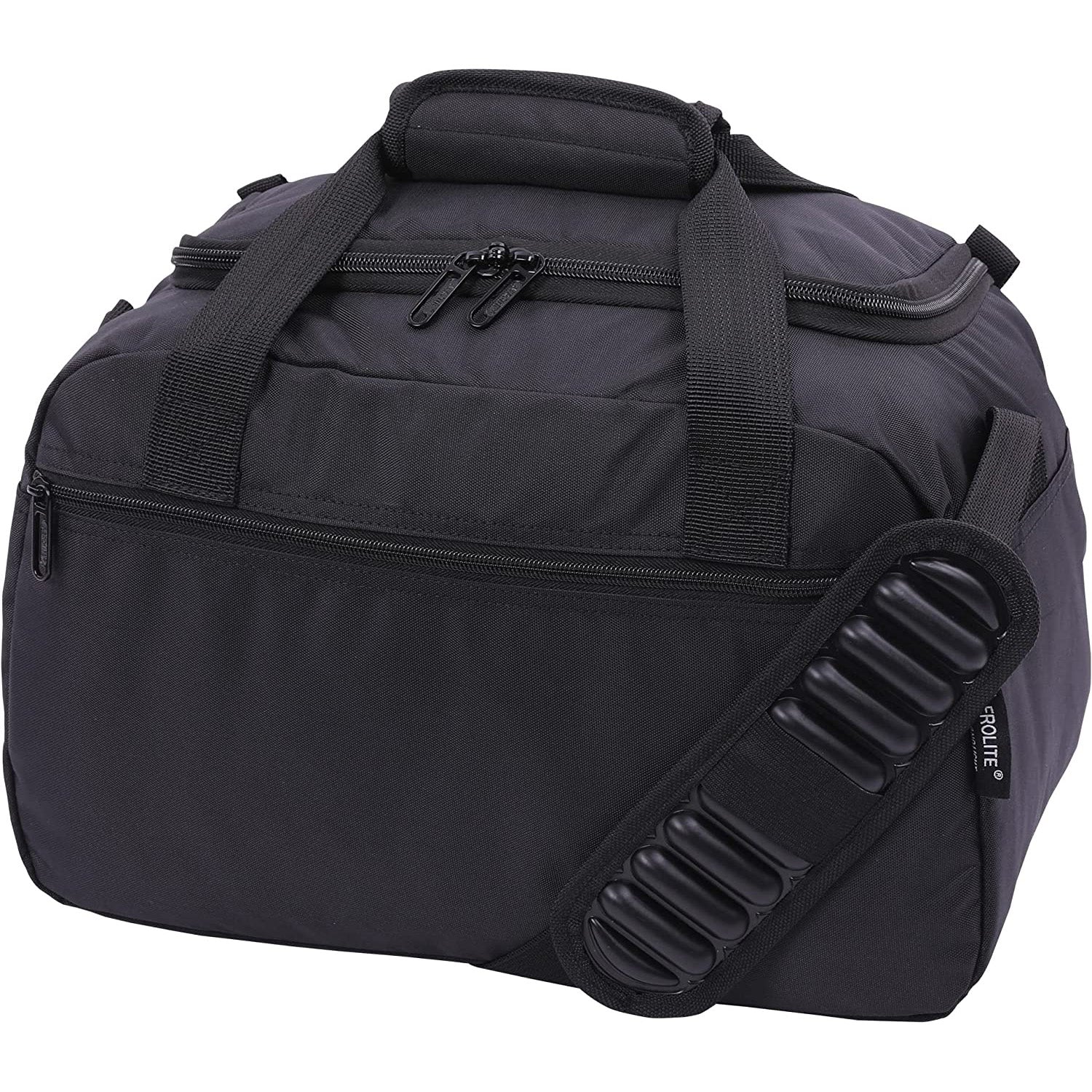 Aerolite 40x30x20 Wizz Air Maximum Size Cabin Bags with 5 Year Guarantee Foldable Carry On Premium Bag Holdall Small Lightweight Cabin Luggage Under seat Flight Travel Duffel Bag - Packed Direct UK