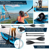 Aqua Spirit Barracuda SUP Inflatable Stand Up Paddle Board 2024, 10'6x32”x6”, Complete Kayak Conversion Kit with Paddle, Backpack, Pump and more accessories, Adult Beginner/Expert, 2 Year Warranty - Packed Direct UK