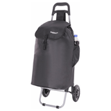 Hoppa 57Ltr Lightweight Shopping Trolley 2024 model, Hard Wearing & Foldaway Push/Pull Cart for Easy Storage With 1 Year Guarantee - Packed Direct UK