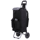 Hoppa Fully Insulated Lightweight 2025 Model 2 Wheeled Large 42-Litre Capacity Shopping Trolley Bag 95cm, 2.1kg with Shoulder Strap