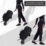 Hoppa Fully Insulated Lightweight 2024 Model 2 Wheeled Large 42 - Litre Capacity Shopping Trolley Bag 95cm, 2.1kg with Shoulder Strap - Packed Direct UK