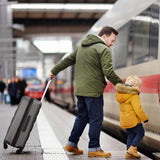 Aerolite 25" Medium Lightweight Hard Shell Checked In Hold Luggage Suitcase with 8 Wheels, 82L Capacity, 70x50x27cm