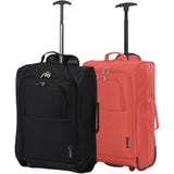 5 Cities (55x35x20cm) Lightweight Cabin Hand Luggage (x2), Approved For Ryanair/easyJet/British Airways and more!