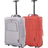5 Cities (55x35x20cm) Lightweight Cabin Hand Luggage (x2), Approved For Ryanair/easyJet/British Airways and more!