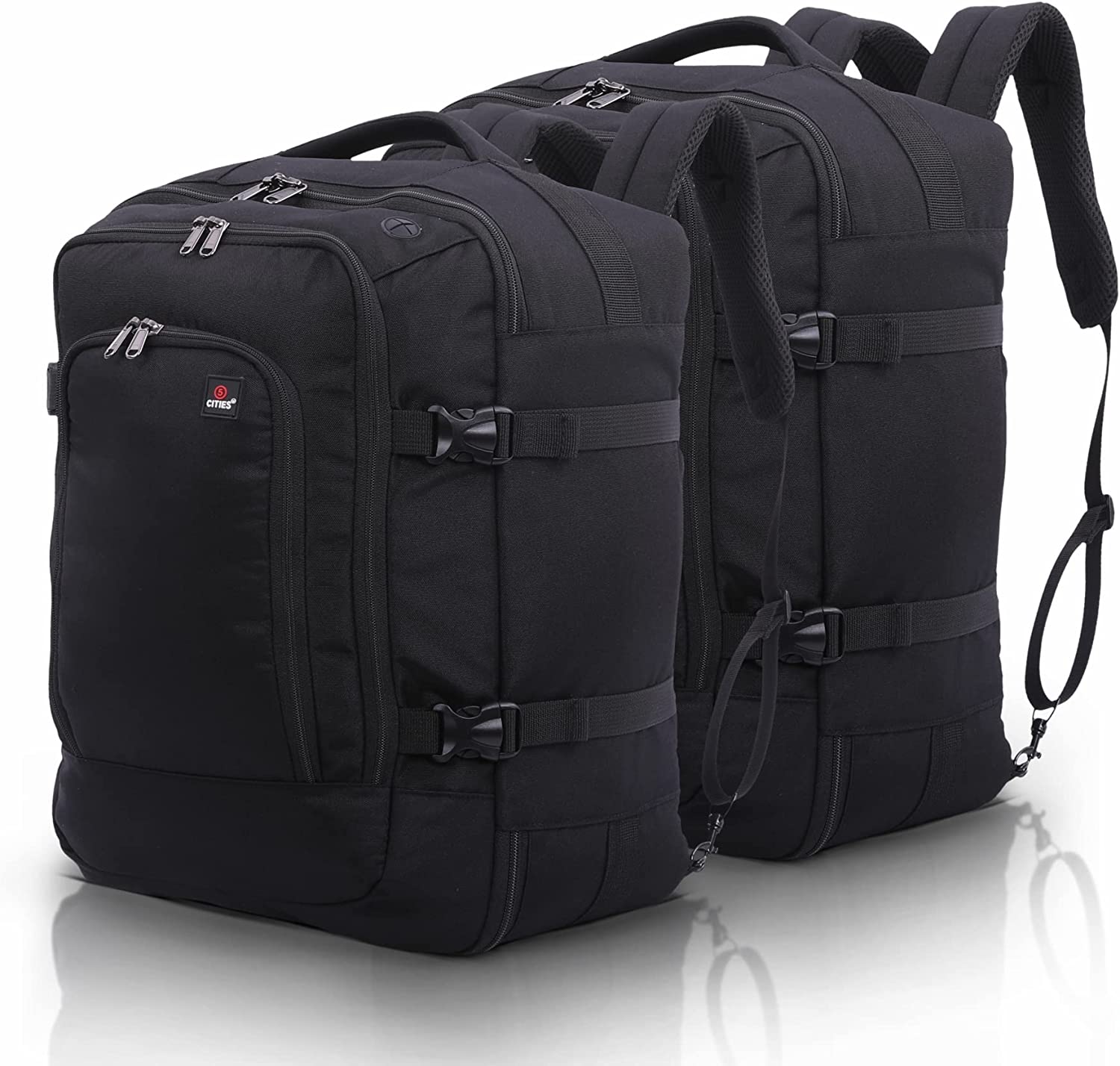 5 CITIES 45x36x20 New and Improved 2023 easyJet Maximum Size Holdall Cabin Luggage Under Seat Flight Bag - Packed Direct UK