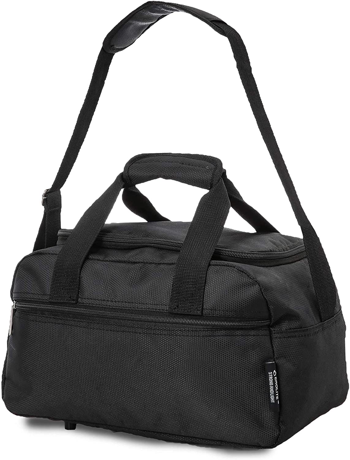 Aerolite (40x20x25cm) New and Improved 2021 Ryanair Maximum Size Holdall Cabin Luggage Under Seat Flight Holdall Bag (x2 Set) - Packed Direct UK
