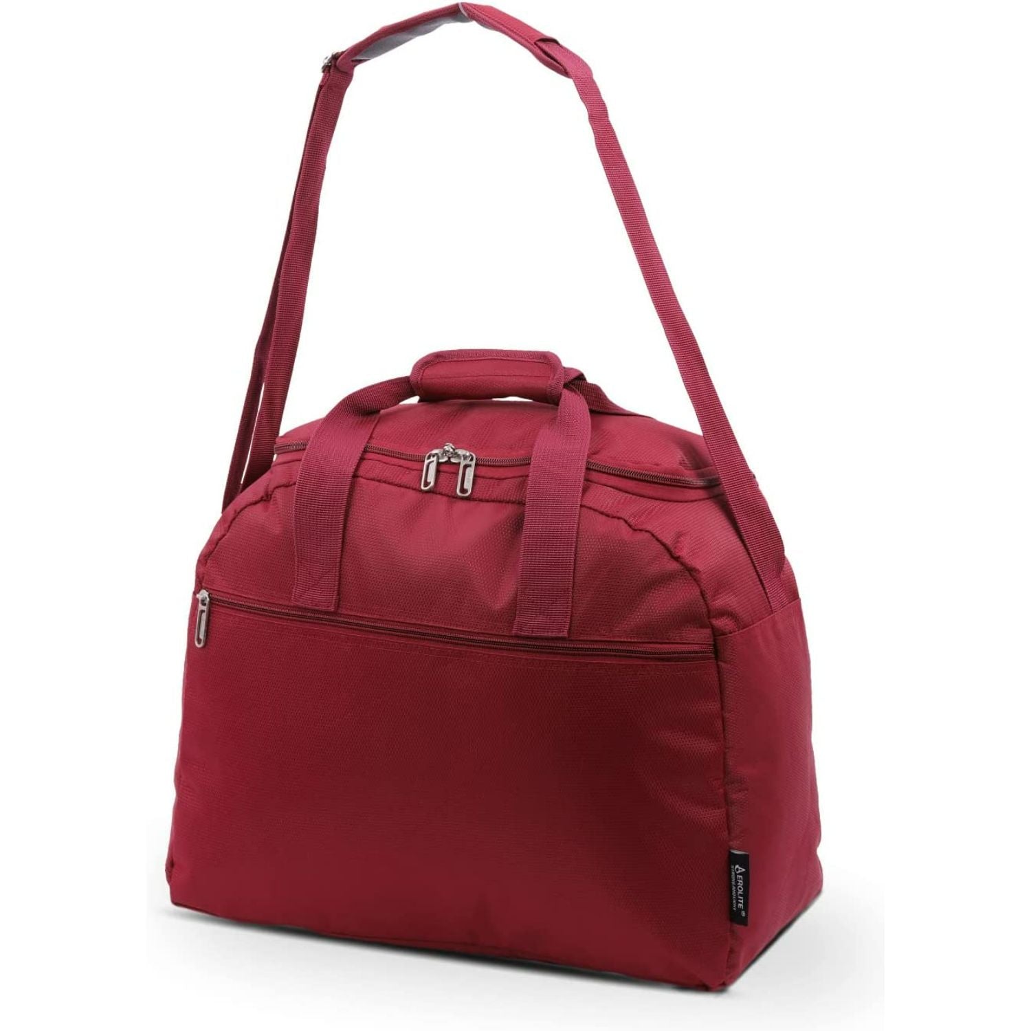 Aerolite (45x36x20cm) New and Improved 2021 easyJet Maximum Size Holdall Cabin Luggage Under Seat Flight Bag, Black - Packed Direct UK