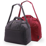 Aerolite (45x36x20cm) New and Improved 2023 easyJet Maximum Size Holdall Cabin Luggage Under Seat Flight Bag, Black - Packed Direct UK