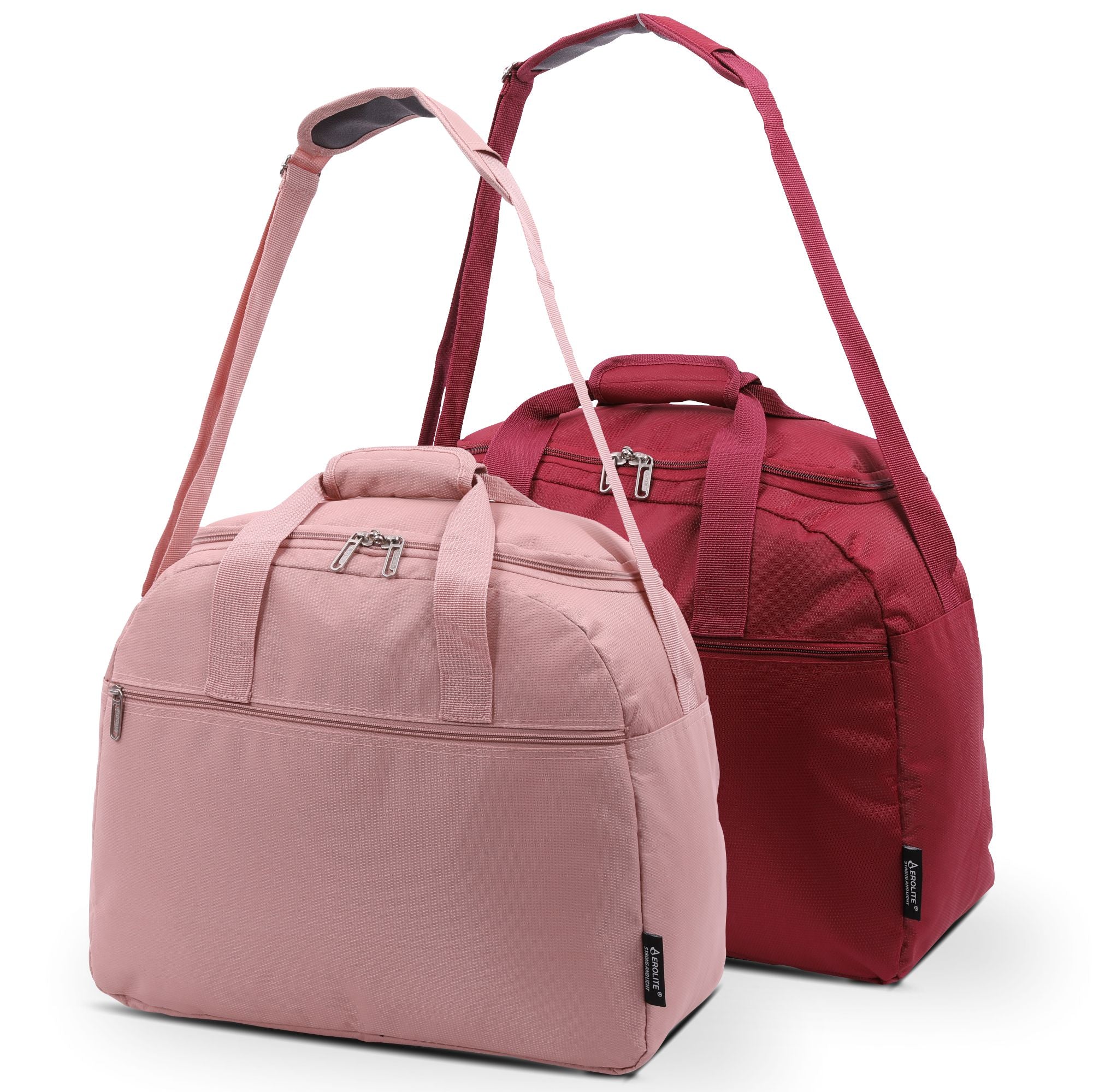 Aerolite (45x36x20cm) New and Improved 2023 easyJet Maximum Size Holdall Cabin Luggage Under Seat Flight Bag, Black - Packed Direct UK