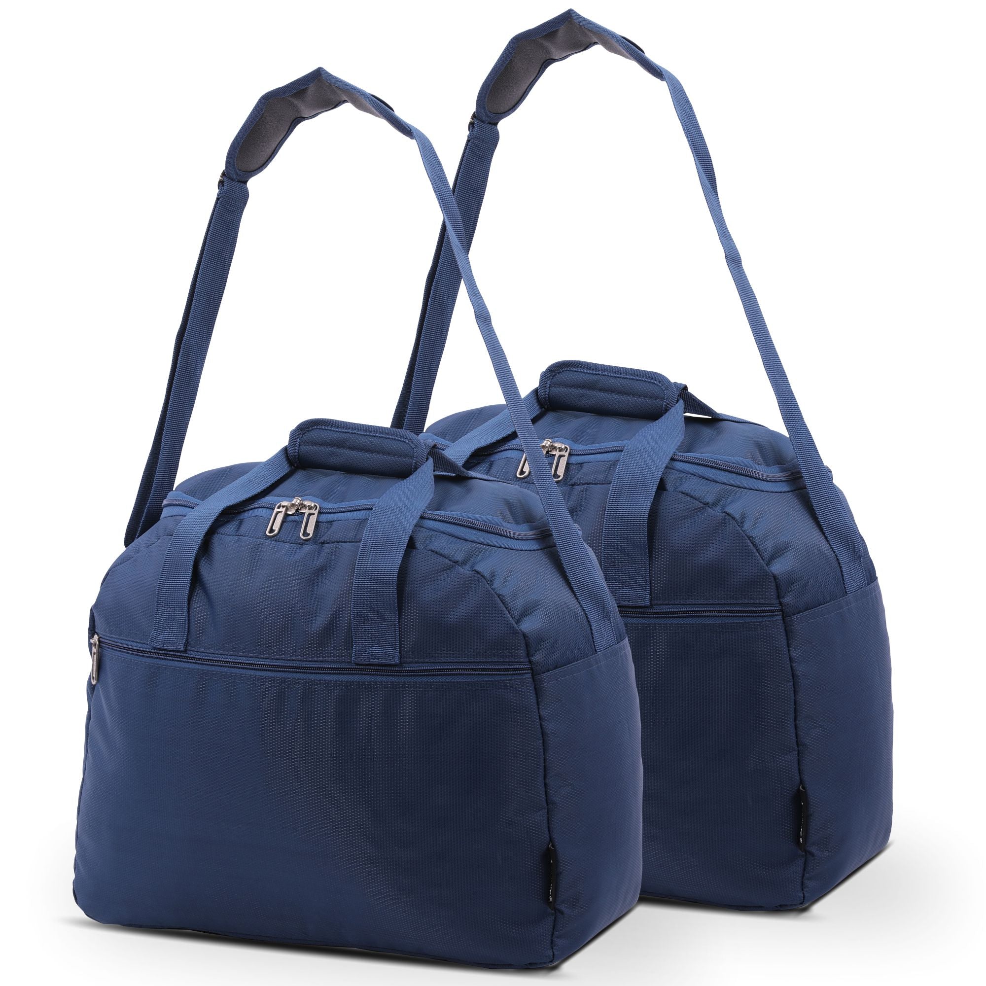 Aerolite (45x36x20cm) New and Improved 2023 easyJet Maximum Size Holdall Cabin Luggage Under Seat Flight Bag, Black - Packed Direct UK