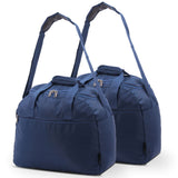 Aerolite (45x36x20cm) New and Improved 2023 easyJet Maximum Size Holdall Cabin Luggage Under Seat Flight Bag, Black - Packed Direct UK