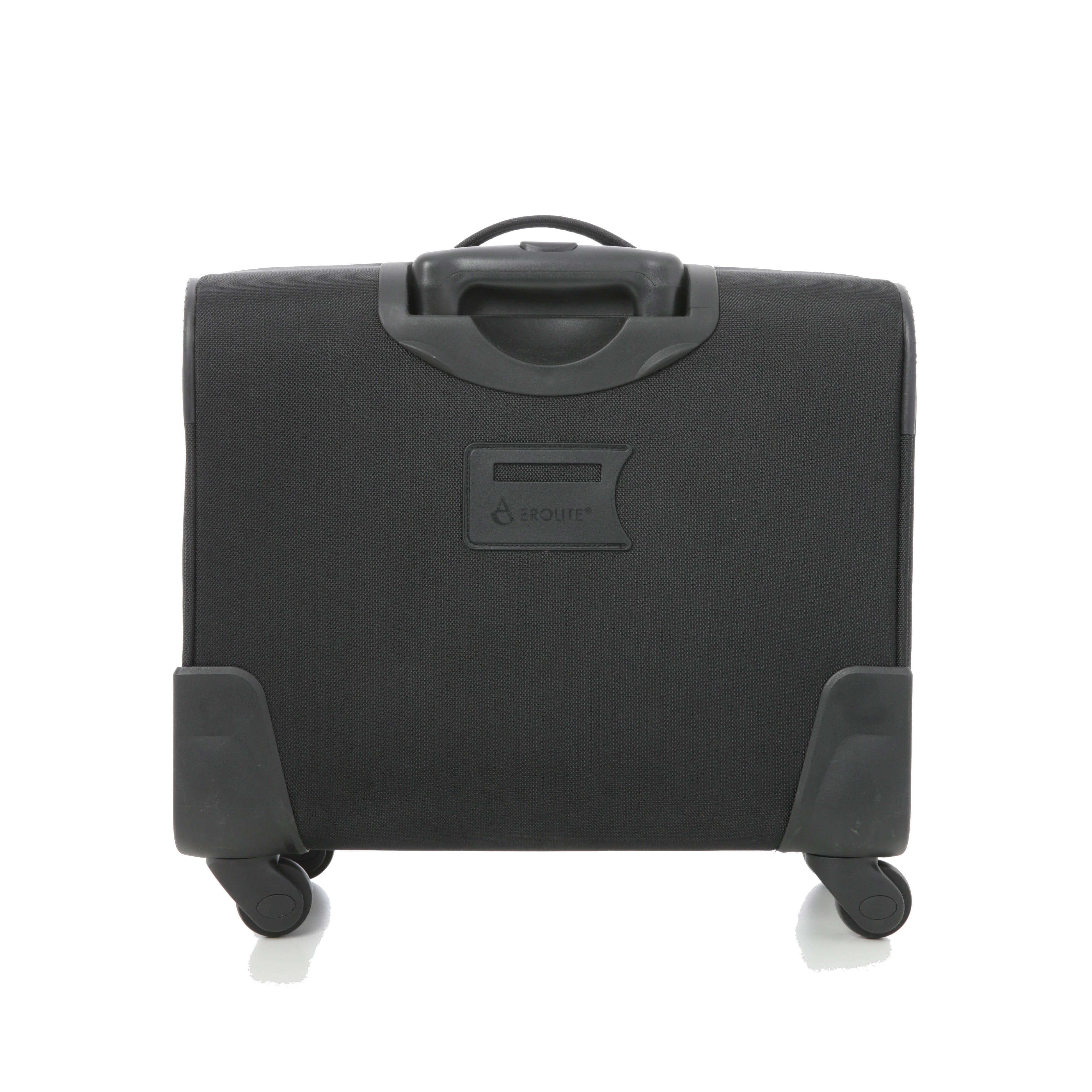 Aerolite (45x45x23cm) Executive Mobile Business Cabin Hand with Luggage Rolling Laptop Bag - Packed Direct UK