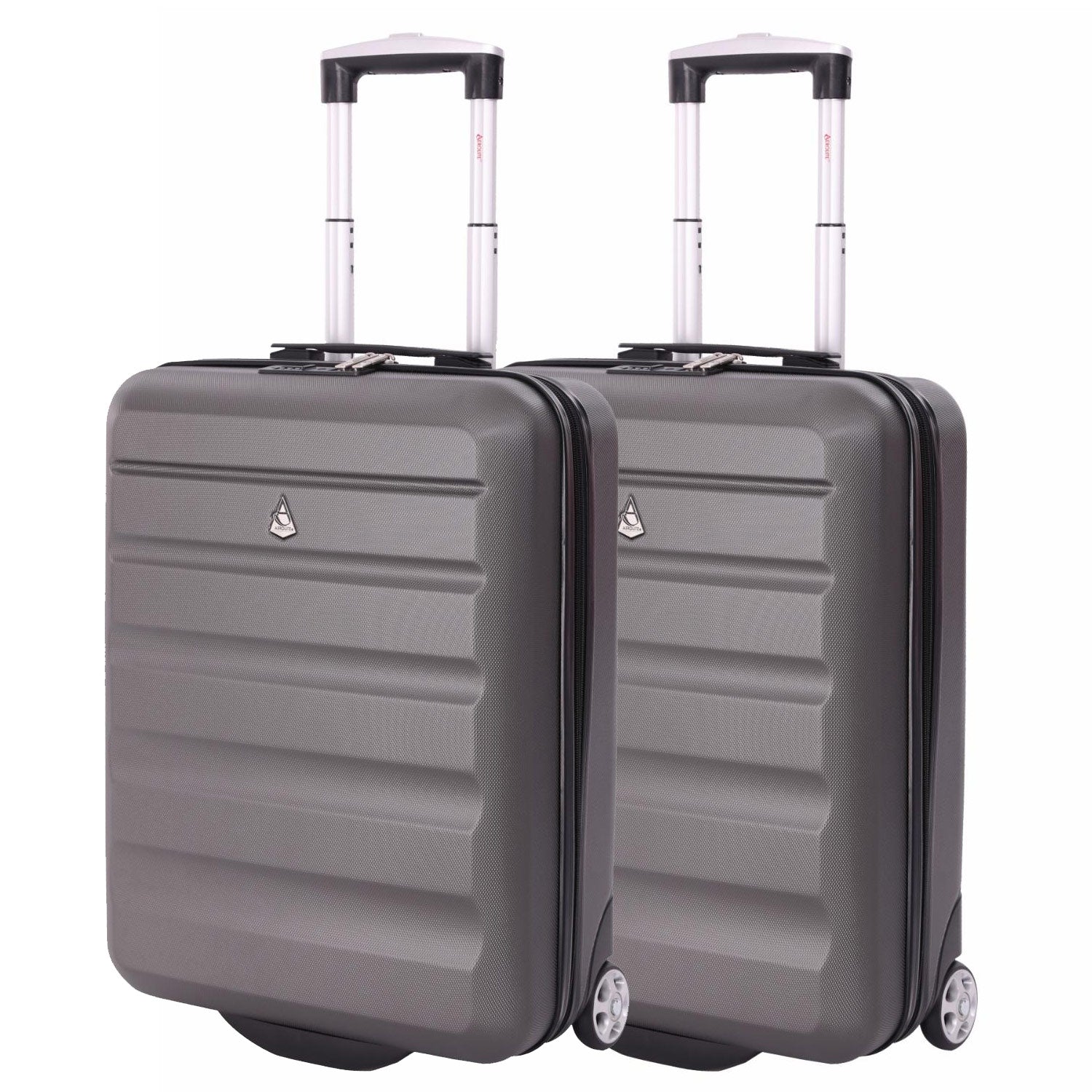Aerolite (55x40x20cm) Ryanair Maximum Allowance 40L Lightweight Hard Shell Cabin Hand Luggage, Also Approved for easyJet, British Airways, Jet2 and More - Packed Direct UK