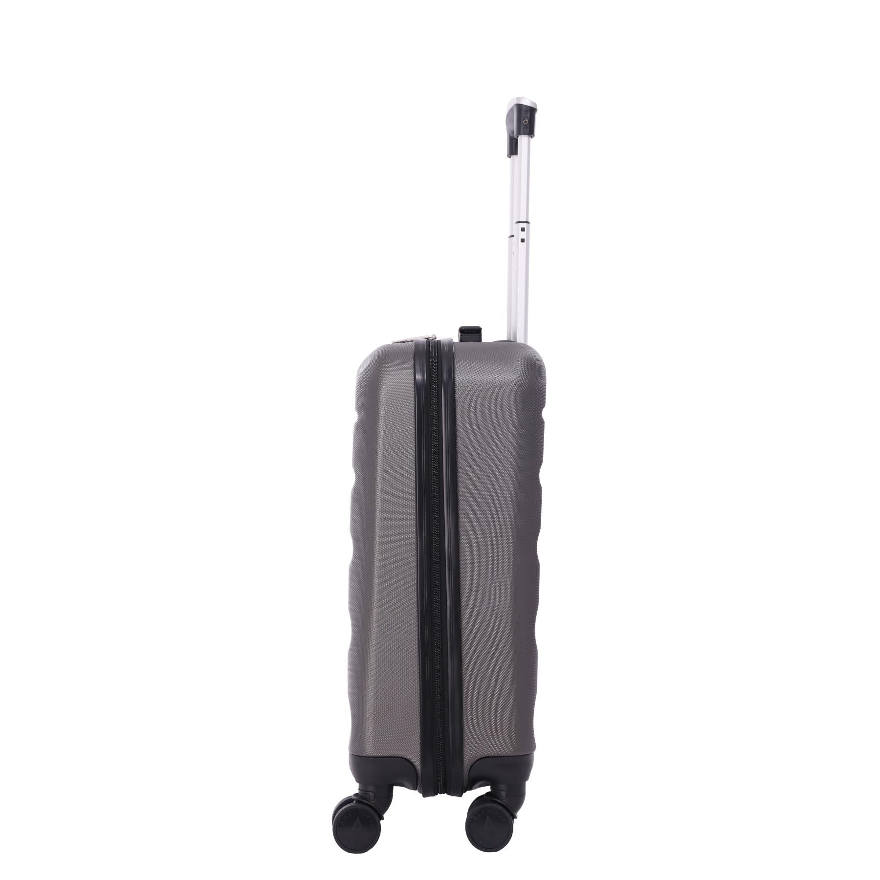 Aerolite (55x40x20cm) Ryanair Maximum Lightweight Hard Shell Cabin Hand Luggage, 4 Wheels - Packed Direct UK