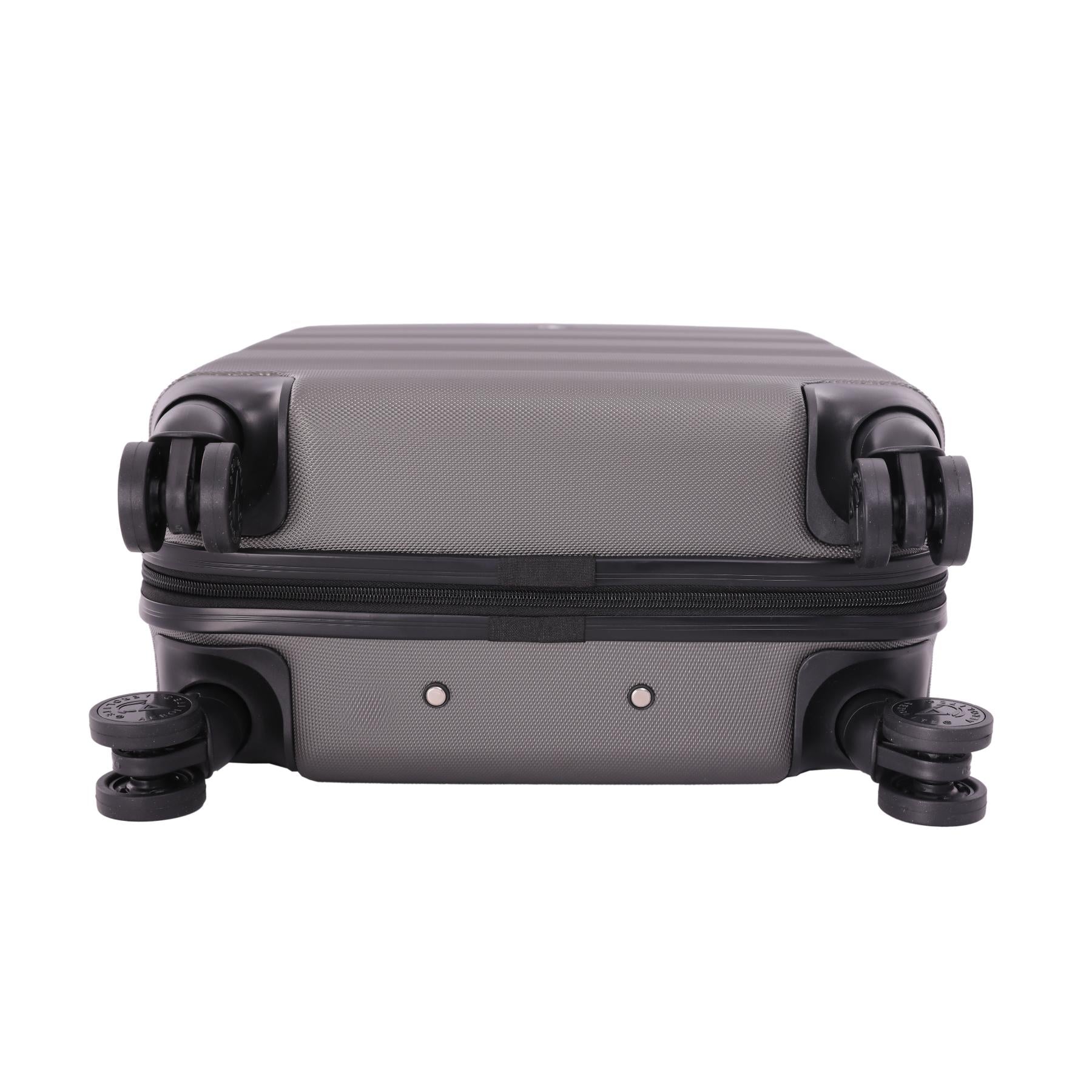 Aerolite (55x40x20cm) Ryanair Maximum Lightweight Hard Shell Cabin Hand Luggage, 4 Wheels - Packed Direct UK