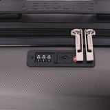 Aerolite (55x40x20cm) Ryanair Maximum Lightweight Hard Shell Cabin Hand Luggage, 4 Wheels - Packed Direct UK