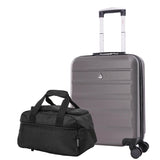 Aerolite (55x40x20cm) Ryanair Maximum Lightweight Hard Shell Cabin Hand Luggage, 4 Wheels - Packed Direct UK
