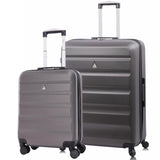 Aerolite (55x40x20cm) Ryanair Maximum Lightweight Hard Shell Cabin Hand Luggage, 4 Wheels - Packed Direct UK