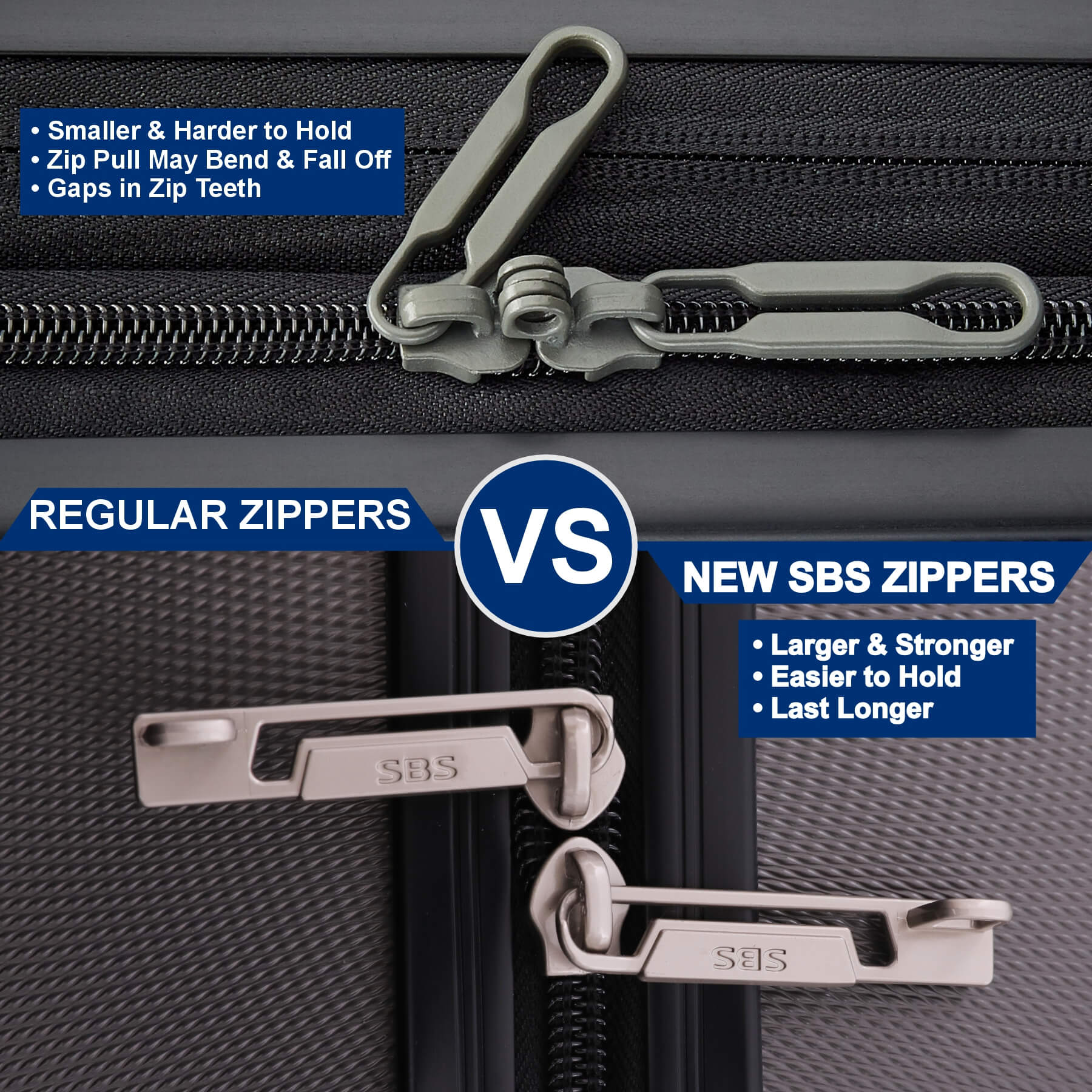 Aerolite (55x40x20cm) Ryanair Maximum Lightweight Hard Shell Cabin Hand Luggage, 4 Wheels - Packed Direct UK