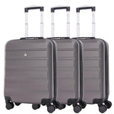 Aerolite (55x40x20cm) Ryanair Maximum Lightweight Hard Shell Cabin Hand Luggage, 4 Wheels - Packed Direct UK