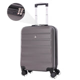 Aerolite (55x40x20cm) Ryanair Maximum Lightweight Hard Shell Cabin Hand Luggage, 4 Wheels