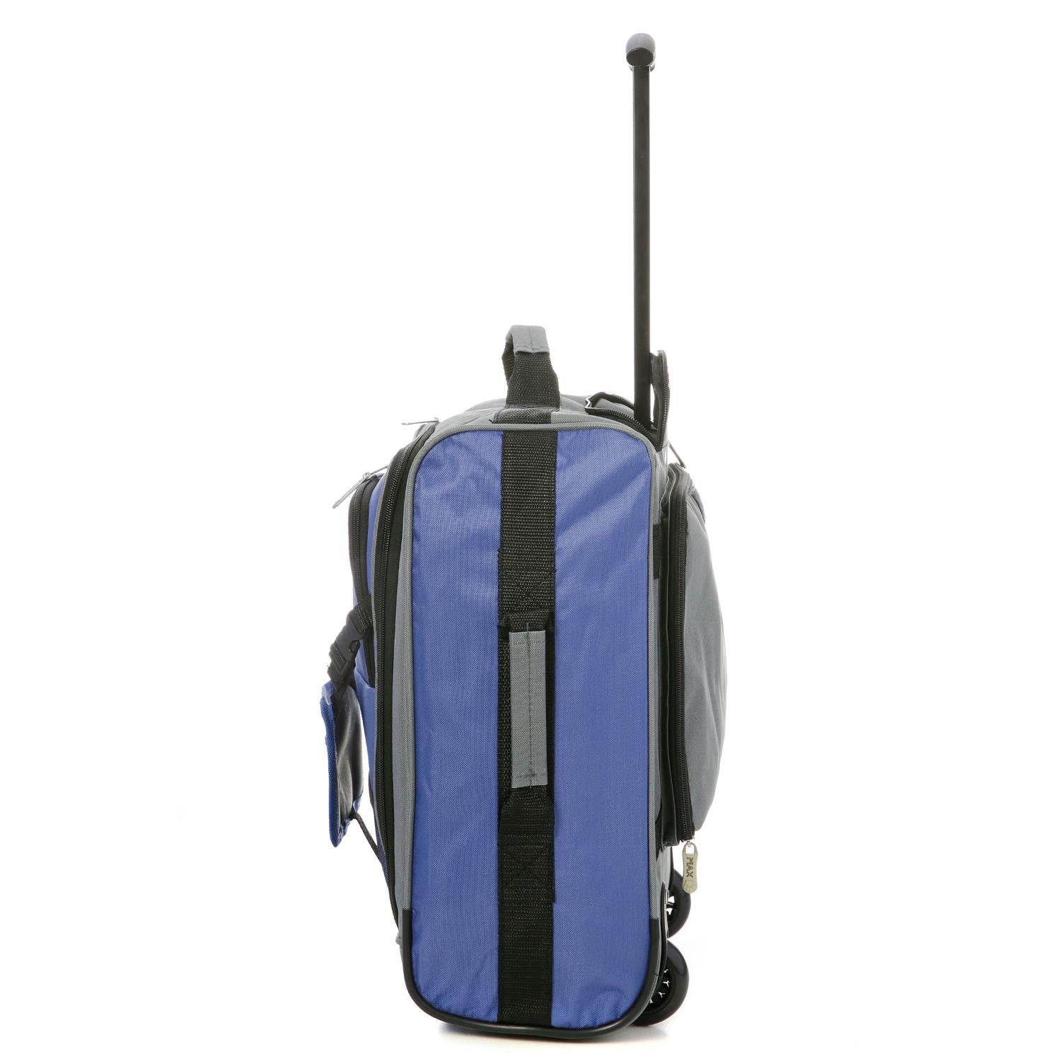 Aerolite MiniMAX (45x36x20cm) easyJet Maximum Cabin Luggage Under Seat Carry On Suitcase with Backpack and Pouch, 2 Year Warranty - Packed Direct UK