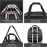 Aerolite New Summer 2022 Easyjet Maximum Size 45x36x20cm Hand Cabin Luggage Approved Hard Shell Travel Carry On Holdall Shoulder Under Seat Flight Bag with 2 Year Warranty - Packed Direct UK