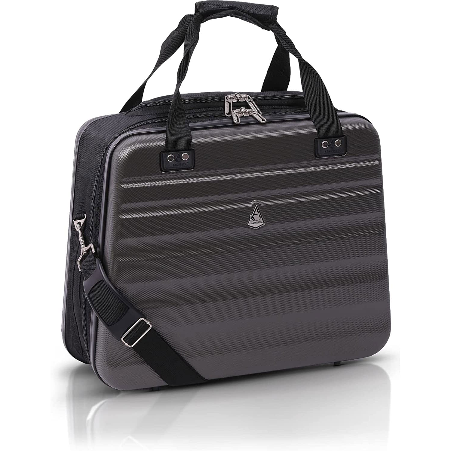 Aerolite New Summer 2022 Easyjet Maximum Size 45x36x20cm Hand Cabin Luggage Approved Hard Shell Travel Carry On Holdall Shoulder Under Seat Flight Bag with 2 Year Warranty - Packed Direct UK