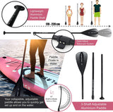 AQUA SPIRIT Splash iSUP 9’ long Inflatable Stand up Paddle Board for Beginners/Intermediate with Backpack, Leash, Paddle, Changing Mat & Waterproof Phone Case - Packed Direct UK