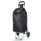 Hoppa Lightweight Shopping Trolley 2023 Model Folding 2 Wheel Large Capacity Shopper, 47 Litre