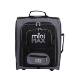 Aerolite MiniMAX (45x36x20cm) Easyjet Maximum Cabin Luggage Under Seat Carry On Suitcase with Backpack and Pouch, 2 Year Warranty